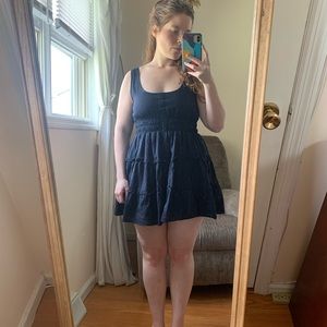 Urban Outfitters navy mini dress